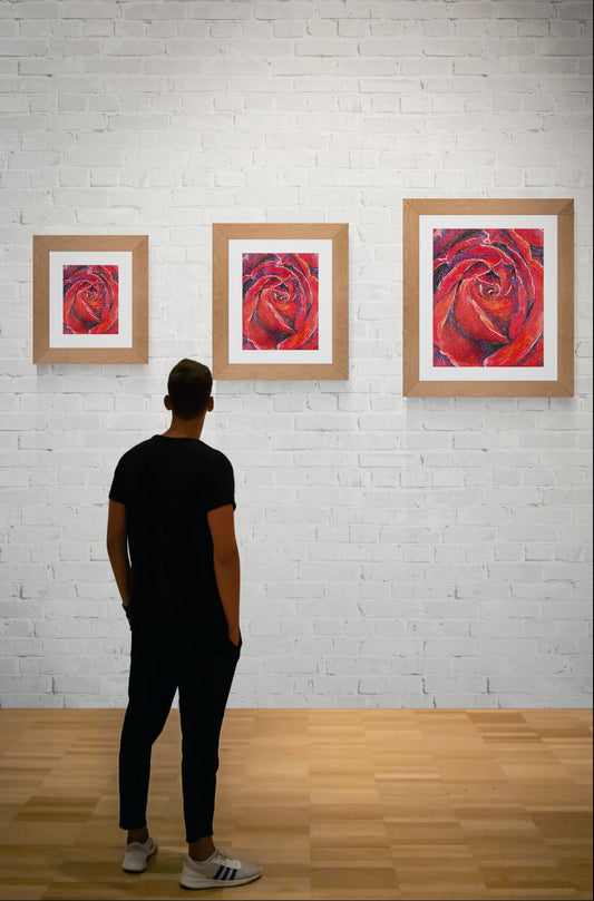 Deep and Dark | Original Floral Fine Art Print