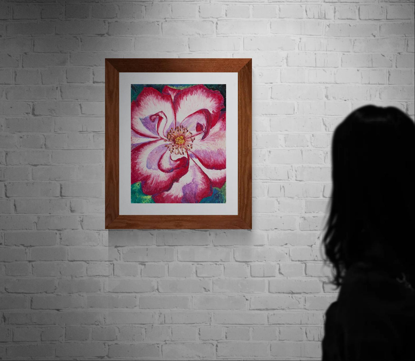 Let Your Hair Down | Original Floral Fine Art Print