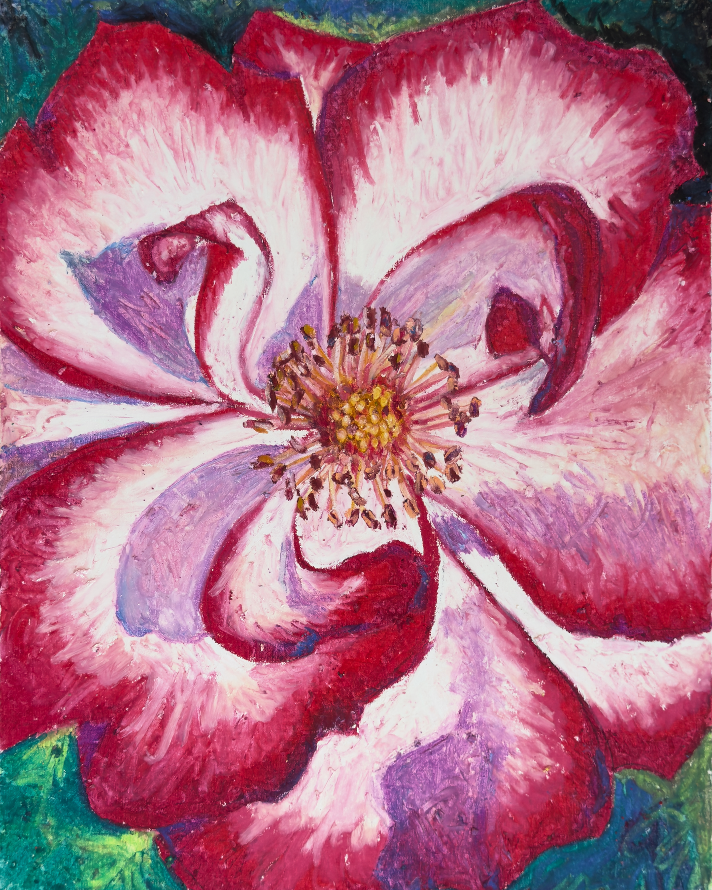 Let Your Hair Down | Original Floral Fine Art Print