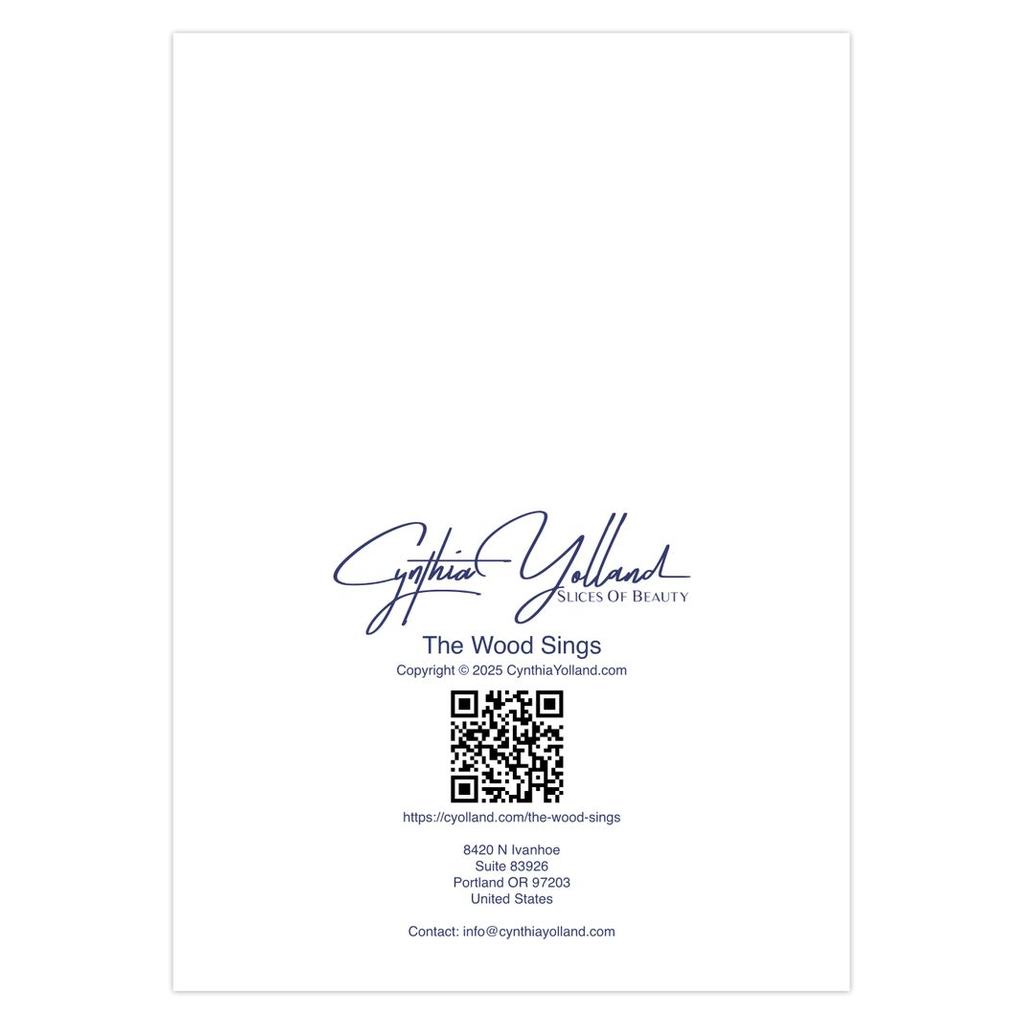 note card back